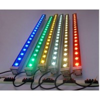 1M Length High Quality Aluminum IP65 Waterproof Out Door Garden RGB 18W Led Wall Washer Light AC85-265V