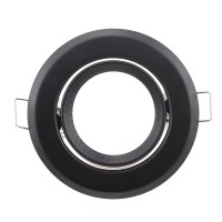 2019 China Manufacture Price Black Housing Single Ring Recessed Led Downlight Fitting