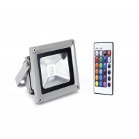 Remote Control Outdoor Waterproof High power 10W LED Flood Light RGB